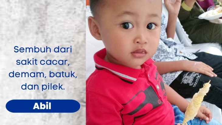 Cacar Air Menghilang, Abil Kembali Beraktivitas dengan Ceria