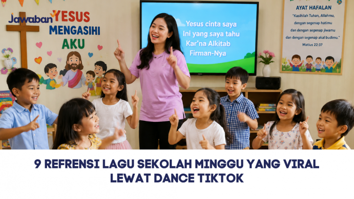 9 Refrensi Lagu Sekolah Minggu yang Viral Lewat Dance TikTok
