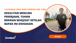Kesulitan Mencari Pekerjaan, Tuhan Berikan Mukjizat Setelah Bapak Ini Didoakan