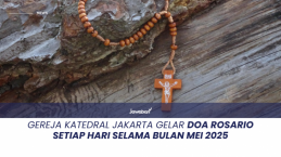 Jadwal Harian Doa Rosario Gereja Katedral Jakarta Selama Bulan Mei 2025