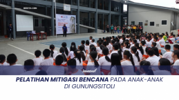 Tim Kemanusiaan CBN Berikan Pelatihan Mitigasi Bencana pada Anak-anak di Gunungsitoli