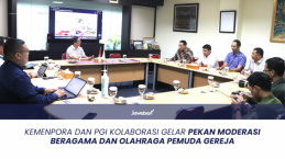 Kemenpora dan PGI Kolaborasi Gelar Pekan Moderasi Beragama dan Olahraga Pemuda Gereja