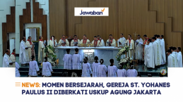 Momen Bersejarah, Gereja St. Yohanes Paulus II Diberkati Uskup Agung Jakarta