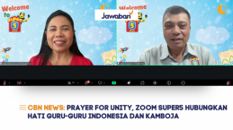 Prayer for Unity, Zoom Super5 Hubungkan Hati Guru-Guru Indonesia dan Kamboja