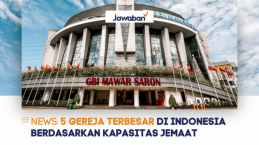 5 Gereja Terbesar di Indonesia Berdasarkan Kapasitas Jemaat