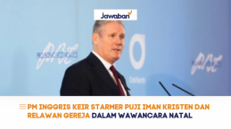 PM Inggris Keir Starmer Puji Iman Kristen dan Relawan Gereja dalam Wawancara Natal