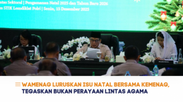 Wamenag Luruskan Isu Natal Bersama Kemenag, Tegaskan Bukan Perayaan Lintas Agama