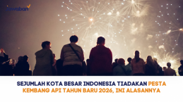Sejumlah Kota Besar Indonesia Tiadakan Pesta Kembang Api Tahun Baru 2026, Ini Alasannya