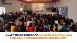 Layar Tancap Superbook Hadirkan Sukacita Natal bagi Anak Korban Banjir Sumatra dan Aceh