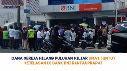 Dana Gereja Hilang Puluhan Miliar Umat Tuntut Kejelasan di Bank BNI Rantauprapat