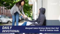 Menjadi Saksi Kristus Mulai Dari Hal Kecil di Sekitar Anda