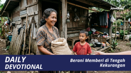 Berani Memberi di Tengah Kekurangan