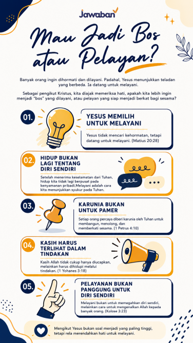 Mau Jadi Bos atau Pelayan?