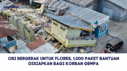 OBI Bergerak untuk Flores, 1.000 Paket Bantuan Disiapkan bagi Korban Gempa