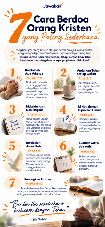 7 Cara Berdoa Orang Kristen yang Paling Sederhana