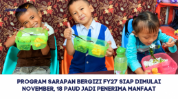 Program Sarapan Bergizi Siap Dimulai November, 18 PAUD Jadi Penerima Manfaat