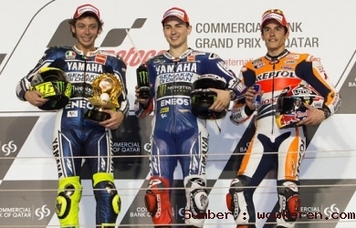 Hasil MotoGP Qatar 2013 : Lorenzo Pertama, Rossi Kedua