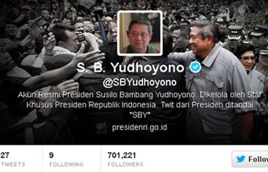 Inilah Tweet Presiden SBY Hari Ini