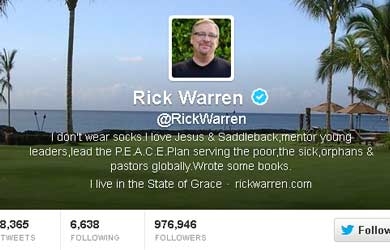 Pendeta Rick Warren : Jangan Takut