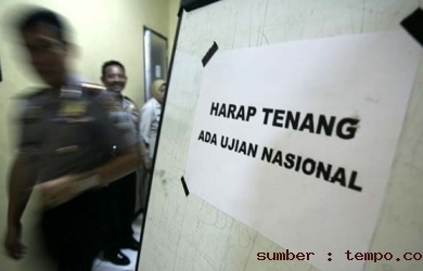 Belasan Pelajar SMP Ditahan Karena Tulis Hore UN Selesai