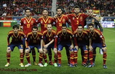 Piala Konfederasi 2013 : Profil Timnas Spanyol