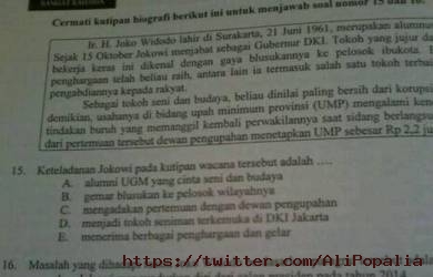 Mendikbud Tidak Tahu Ada Jokowi di Soal UN Bahasa Indonesia