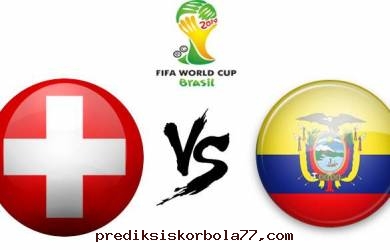 Piala  Dunia 2014: Swiss vs Ekuador 2-1 (Grup E)