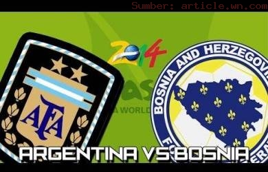 Piala Dunia 2014 : Argentina vs Bosnia-Herzegovina 2-1 (Grup F)