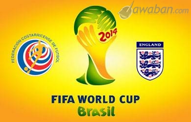 Piala Dunia 2014: Prediksi Pertandingan Kosta Rika vs Inggris