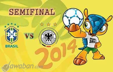 Semifinal Piala Dunia 2014: Prediksi Brasil vs Jerman