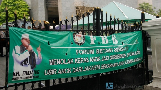 Berita Foto: Demo Ahok 24 Oktober 2014