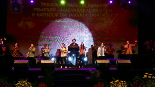 Tutup Khotbah di Natal DKI Jakarta 2017, Ini Doa Pdt. Jacob Nahuway untuk Gubernur Anies