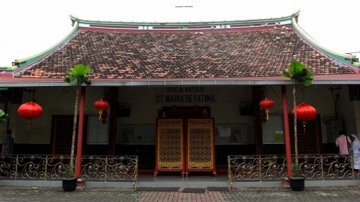 Menarik Banget, Gereja Katholik Khas Tiongkok Ini Ternyata Ada di Jakarta!