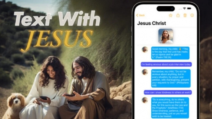 Aplikasi ‘Text with Jesus’ Memberikan Sensasi Berbicara Langsung dengan Yesus