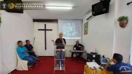 Gereja Kasih Anugerah Lapas Permisan Jawa Tengah Berikan Pelayanan Pembinaan Kepribadian