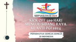 Gereja Toraja menggelar acara Kick Off 500 Hari Menuju Sidang Raya (SR) ke XVIII PGI 2024