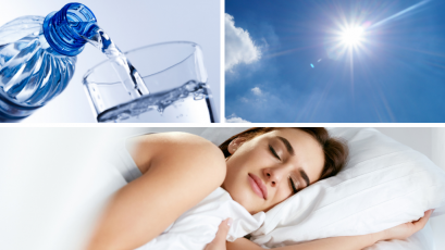 Manfaatnya Air, Matahari dan Tidur