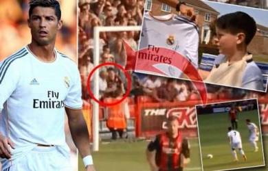 Bola Tendangan Cristiano Ronaldo Patahkan Tangan Bocah