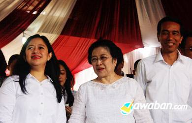 Jokowi Bantah Pemberitaan Dirinya Diusir Puan Maharani