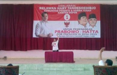 Komunitas Pendeta Di Depok Dukung Prabowo-Hatta
