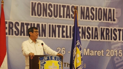 Menkumham Buka Kongres Persatuan Inteligensia Kristen Indonesia