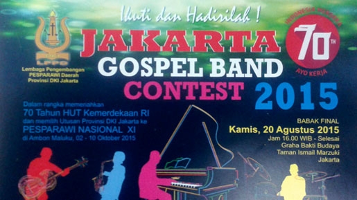Bimas Kristen DKI Jakarta Adakan Gospel Band Contest 2015
