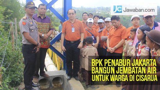 BPK Penabur Jakarta Bangun Jembatan Air untuk Warga di Cisarua