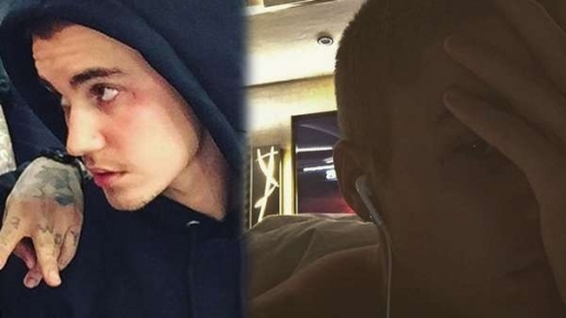 Buktikan Iman, Justin Bieber Tato Salib di Wajahnya