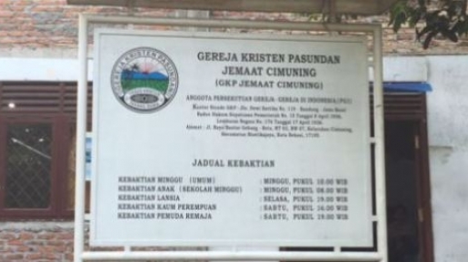 Diganggu Massa Intoleran, GKP Cimuning Dibela Kesbangpol Bekasi