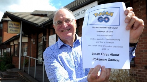 Gereja Metodis Inggris: Yesus Sayang Kepada Pemain Pokemon