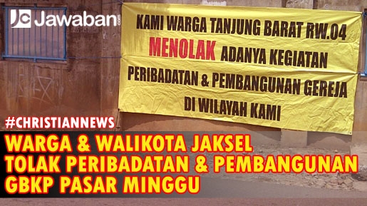 Pemprov DKI Jakarta Putuskan Gereja GBKP Dipindah Sementara