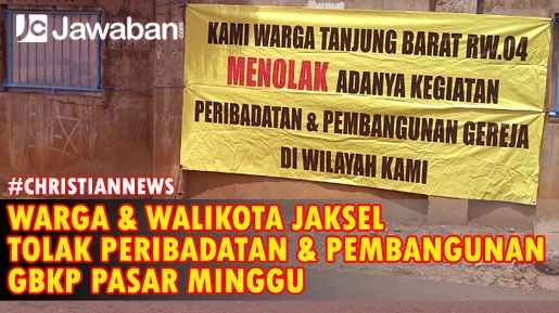 Kasus Penolakan Gereja GBKP, Ahok Nilai Pemkot Jaksel ada Kesalahan