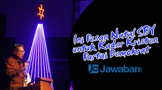 Wow, Ini Pesan Natal SBY untuk Kader Kristen Partai Demokrat