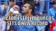 Victor Estrella Burgos Cetak Dua Rekor Tenis Dunia